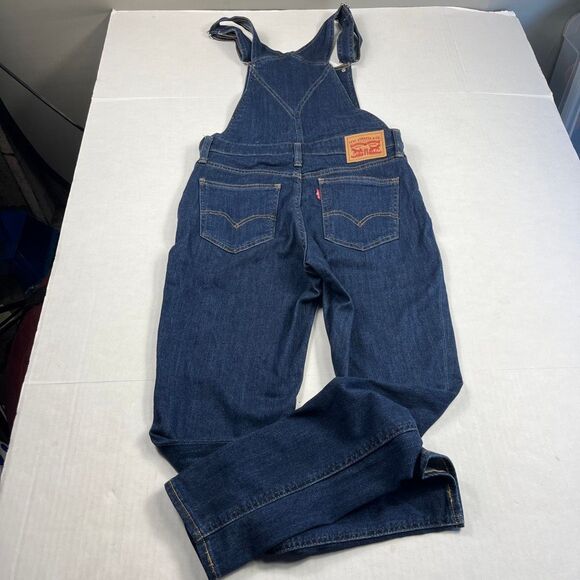 Levis Womens Utility Denim Overalls Blue Jumpsuit 90s Y2K Retro Streetwear 28 4 - Picture 11 of 12